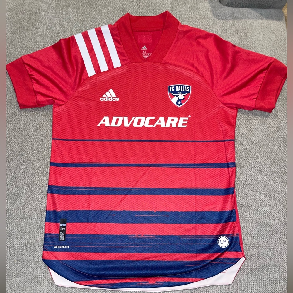 Men's FC Dallas adidas Red 2020 Legacy EQT Authentic Jersey